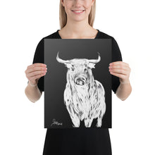 Load image into Gallery viewer, "Toro Blanco" Canvas FS