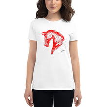 Cargar imagen en el visor de la galería, "Sketch Red" Camiseta Mujeres FS