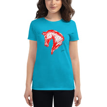 Cargar imagen en el visor de la galería, "Sketch Red" Camiseta Mujeres FS