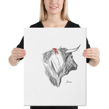 Load image into Gallery viewer, "Toro Sketch" Canvas FS