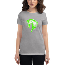 Cargar imagen en el visor de la galería, "Sketch Green" Camiseta Mujeres FS