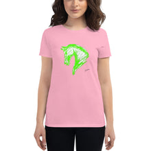 Cargar imagen en el visor de la galería, "Sketch Green" Camiseta Mujeres FS