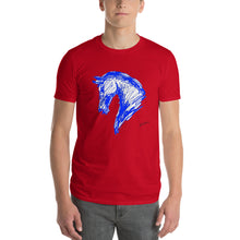 Cargar imagen en el visor de la galería, "Sketch Blue" Camiseta Hombres FS