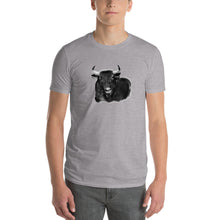 Cargar imagen en el visor de la galería, "Toro Negro" Camiseta Hombres FS