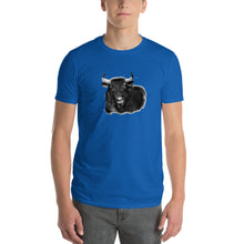 Cargar imagen en el visor de la galería, "Toro Negro" Camiseta Hombres FS