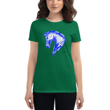 Cargar imagen en el visor de la galería, "Sketch Blue" Camiseta Mujeres FS