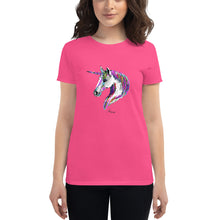 Load image into Gallery viewer, "Asya Unicorn" T-Shirt Women FS
