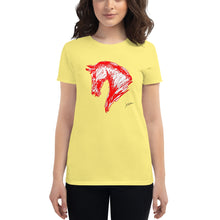 Cargar imagen en el visor de la galería, "Sketch Red" Camiseta Mujeres FS