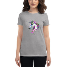 Load image into Gallery viewer, "Asya Unicorn" T-Shirt Women FS