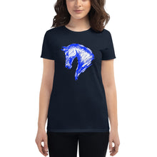 Cargar imagen en el visor de la galería, "Sketch Blue" Camiseta Mujeres FS