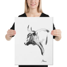 Load image into Gallery viewer, "Toro Plumilla" Canvas FS
