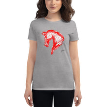 Cargar imagen en el visor de la galería, "Sketch Red" Camiseta Mujeres FS