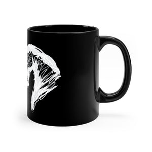 "Sketch" Black Mug FS