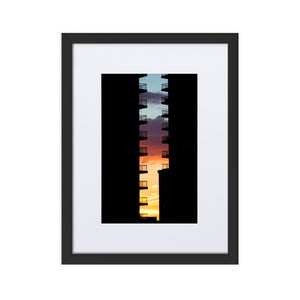 "Sunrise Colours" Framed Poster