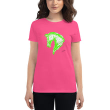 Load image into Gallery viewer, &quot;Sketch Green&quot; T-Shirt Women FS
