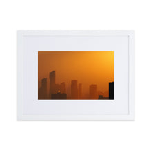 Load image into Gallery viewer, &quot;Sunset&quot; Framed Poster With Mat 21cm x 30cm
