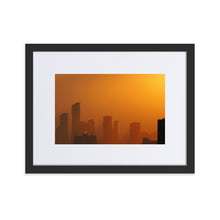 Load image into Gallery viewer, &quot;Sunset&quot; Framed Poster With Mat 21cm x 30cm
