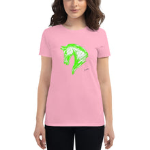 Load image into Gallery viewer, &quot;Sketch Green&quot; T-Shirt Women FS
