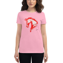 Load image into Gallery viewer, &quot;Sketch Red&quot; T-Shirt Women FS
