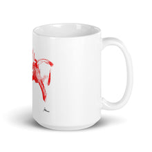 Load image into Gallery viewer, &quot;Toro Plumilla Rojo&quot; Mug FS
