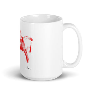 "Toro Plumilla Rojo" Mug FS