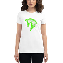 Load image into Gallery viewer, &quot;Sketch Green&quot; T-Shirt Women FS
